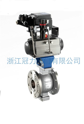 V型球閥：零部件少，使用操作方便！